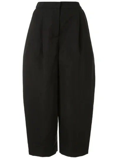 Dušan Egg Cropped Trousers In Black