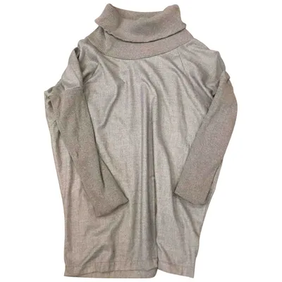 Pre-owned Mm6 Maison Margiela Mini Dress In Grey