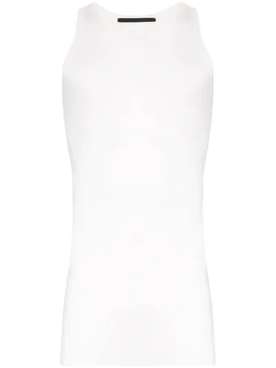 Haider Ackermann Montivipera Vest Top In White