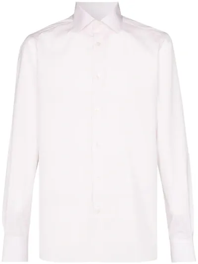 Ermenegildo Zegna Classic Button-down Shirt In White