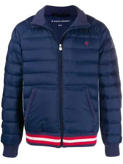 Perfect Moment Latitude Padded Jacket In Blue