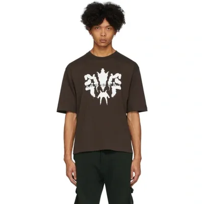 Youths In Balaclava Brown Photochromic Ink Blot T-shirt