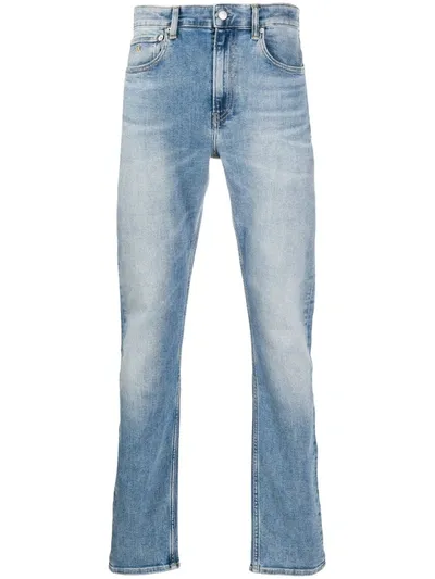 Calvin Klein Jeans Est.1978 Mid-rise Slim-fit Jeans In Blue