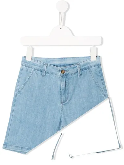 Knot Kids' Antonie Denim Shorts In Blue