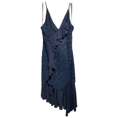 Pre-owned C/meo Collective Mid-length Dress In Navy