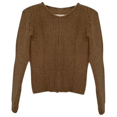 Pre-owned Dondup Wool Jumper In Beige