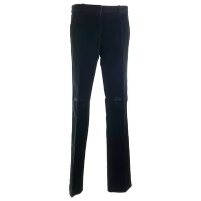 Pre-owned Balenciaga Straight Pants In Black