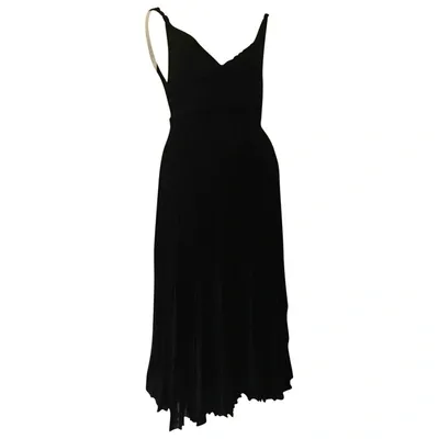 Pre-owned Maje Mid-length Dress In Black