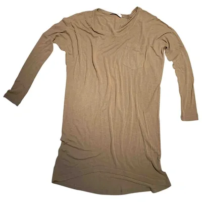 Pre-owned Merci Khaki Viscose Top