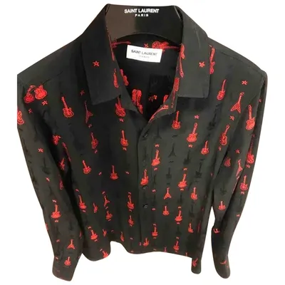 Pre-owned Saint Laurent Shirt In Black