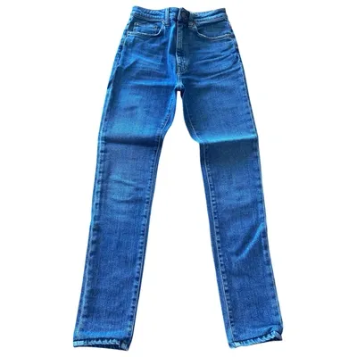 Pre-owned Saint Laurent Slim Jeans In Blue