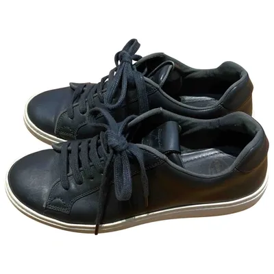 Pre-owned Church's Leather Trainers In Black