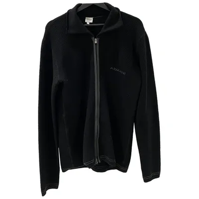 Pre-owned Armani Collezioni Jacket In Black