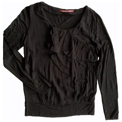 Pre-owned Comptoir Des Cotonniers Black Viscose Top