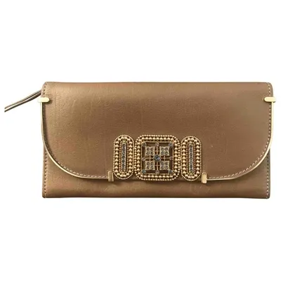 Pre-owned Chloé Leather Wallet In Camel