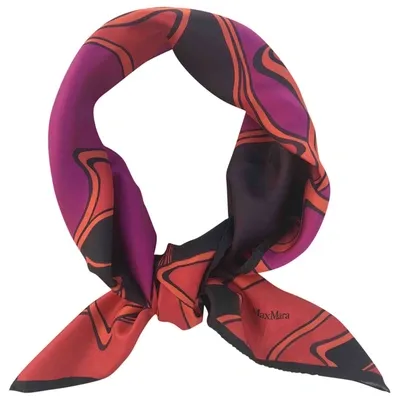 Pre-owned Max Mara Silk Neckerchief In Other