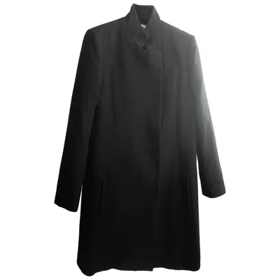 Pre-owned Chloé Wool Coat In Black