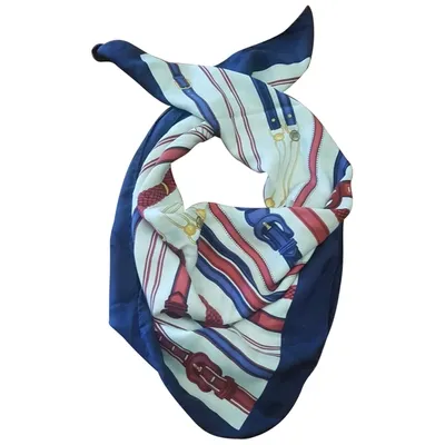 Pre-owned Fendi Silk Handkerchief In Multicolour