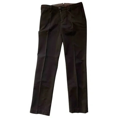 Pre-owned Mason Trousers In Brown