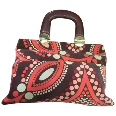 Pre-owned Emilio Pucci Velvet Handbag In Multicolour