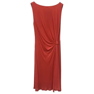 Pre-owned Giambattista Valli Mid-length Dress In Orange