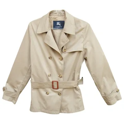 Pre-owned Burberry Trench Coat In Beige