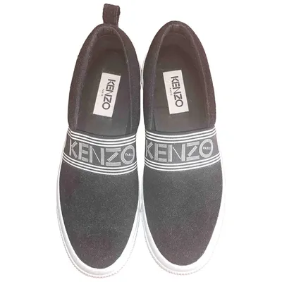 Pre-owned Kenzo Trainers In Black