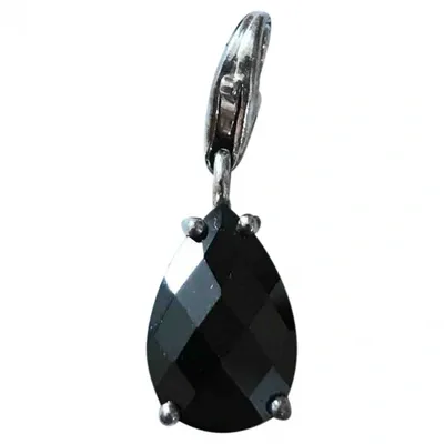 Pre-owned Thomas Sabo Silver Pendant In Black