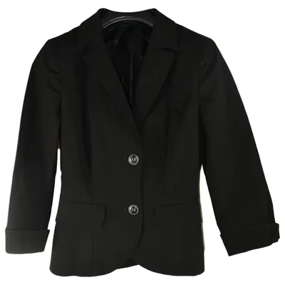 Pre-owned Max Mara Black Cotton Jacket