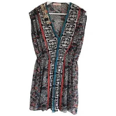 Pre-owned Matthew Williamson Silk Mini Dress In Multicolour