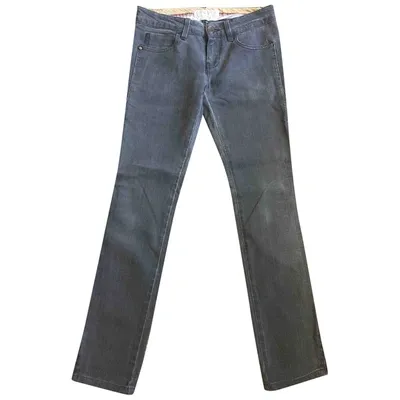 Pre-owned Stella Mccartney Slim Jeans In Grey