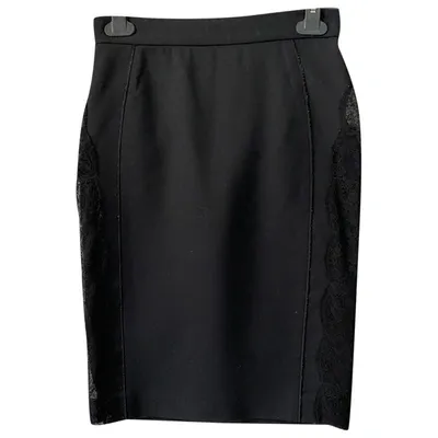 Pre-owned Stella Mccartney Wool Mid-length Skirt In Black