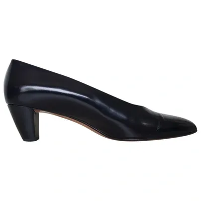 Pre-owned Walter Steiger Leather Heels In Black