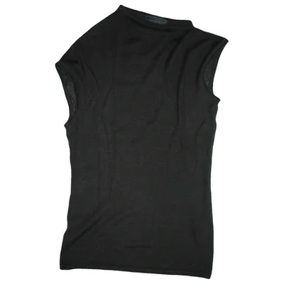 Pre-owned Jil Sander Cashmere Top In Black