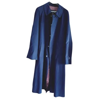 Pre-owned Emilio Pucci Blue Polyester Coat