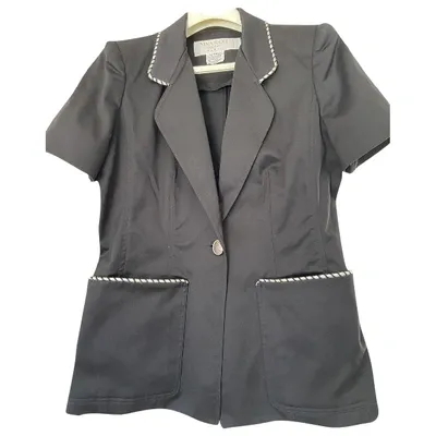 Pre-owned Nina Ricci Black Cotton Jacket