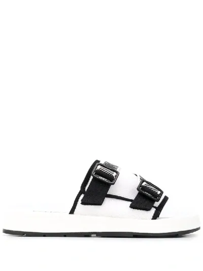 Kenzo Papaya Slides In White