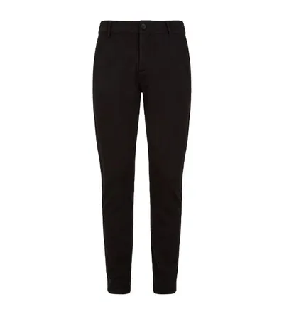 Paige Transcend Stafford Slim Fit Knit Pants In Black