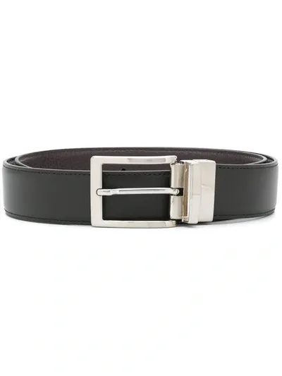 Scarosso Square Buckle Belt In Black