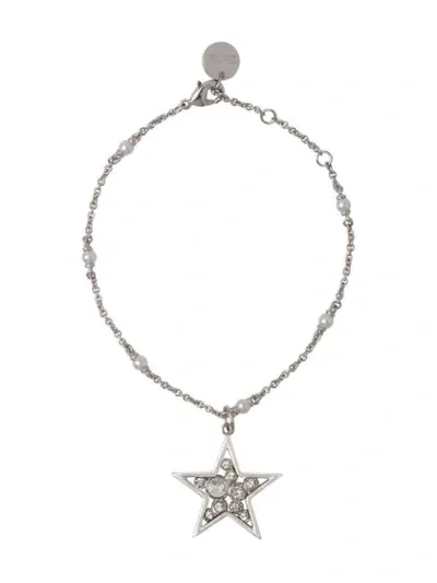 Miu Miu Micro Jewel Star Bracelet In Silver