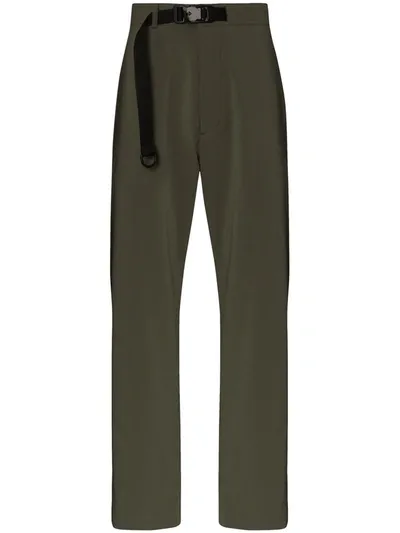 Snow Peak Lightweight Straight Trousers In Green