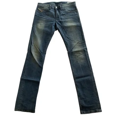 Pre-owned Diesel Slim Jean In Blue