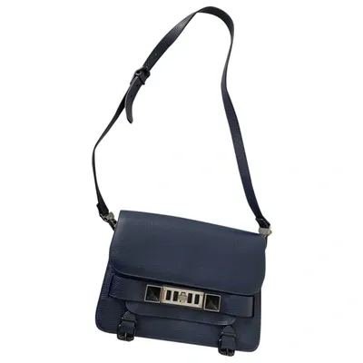 Pre-owned Proenza Schouler Ps11 Leather Handbag In Blue