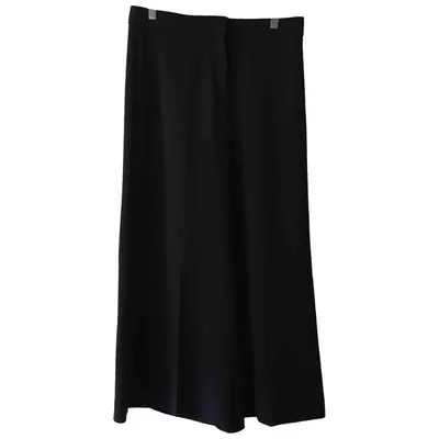 Pre-owned Max Mara Large Pants In Navy