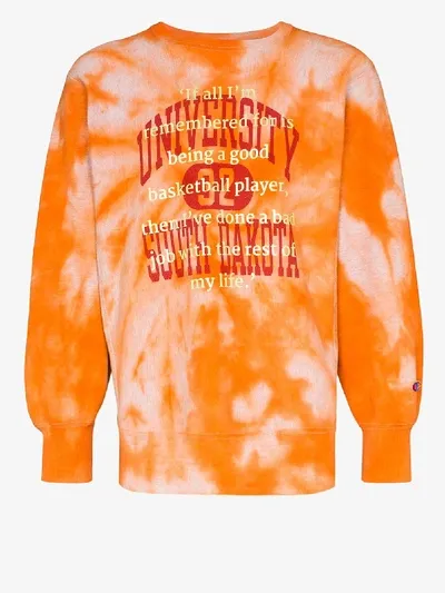 Stain Shade University Of South Dakota Sweatshirt In Orange