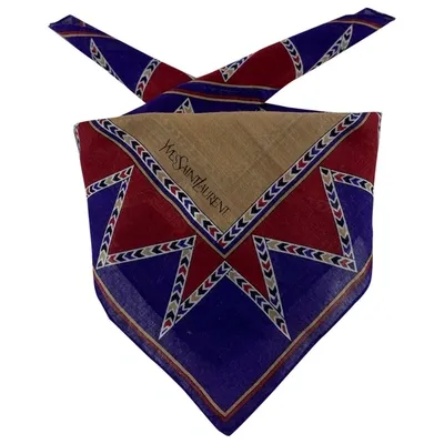 Pre-owned Saint Laurent Neckerchief In Multicolour