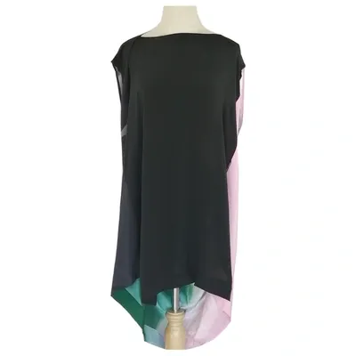 Pre-owned Vionnet Silk Mid-length Dress In Multicolour