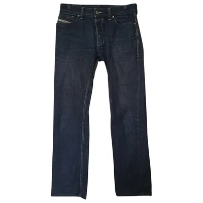 Pre-owned Diesel Straight Jeans In Blue