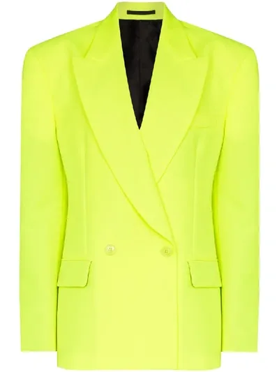 Vetements Neonfarbener Blazer In Yellow