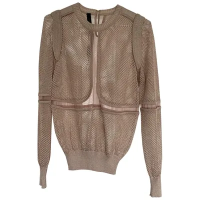 Pre-owned Elie Saab Pink Viscose Knitwear